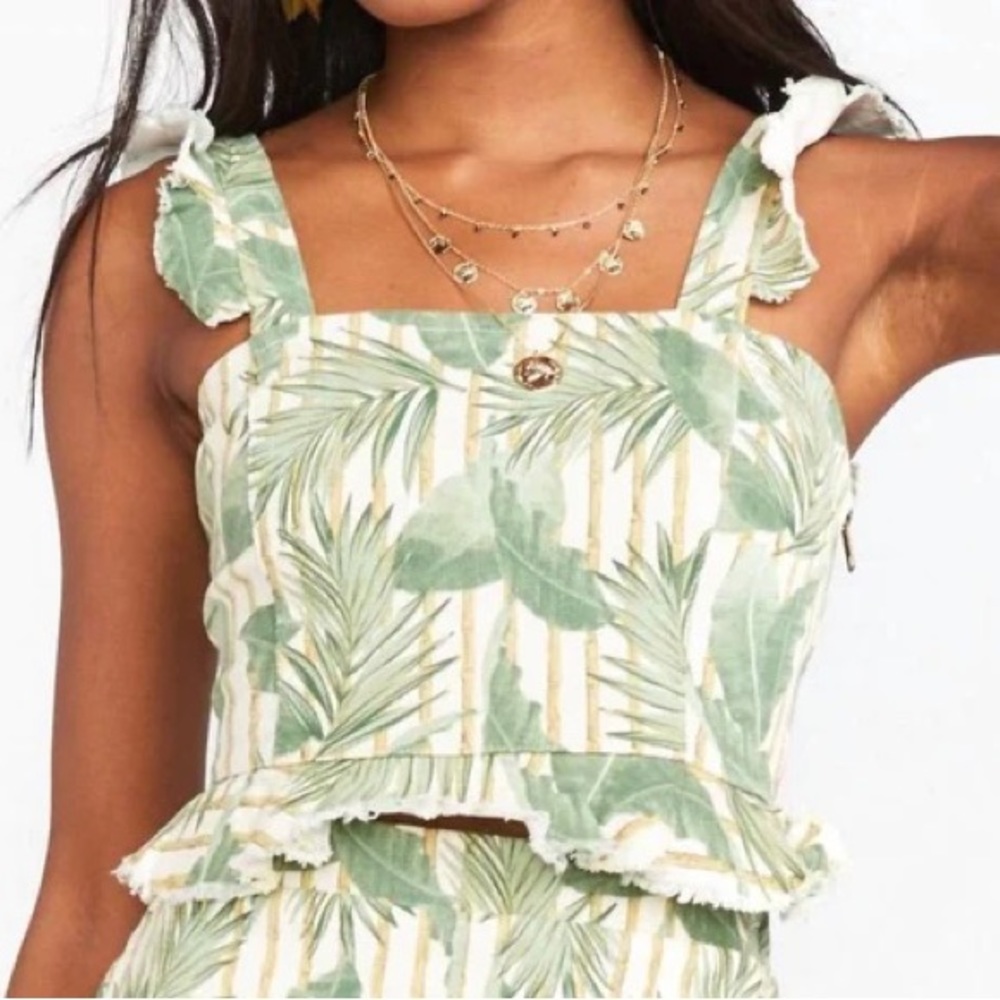 Show Me Your Mumu Delia Crop Top size XS